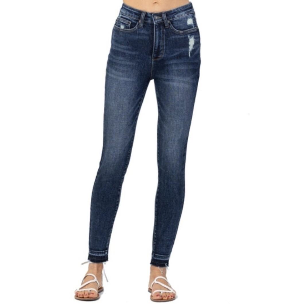 Judy Blue Too Good To Be True Skinny Fit Jeans Dark Wash Size 9/29 *88417 EUC
